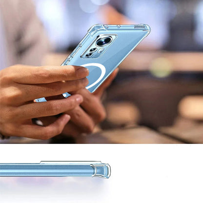 MagSafe-deksel for Google Pixel 9a, Techsuit, støtsikker, gjennomsiktig