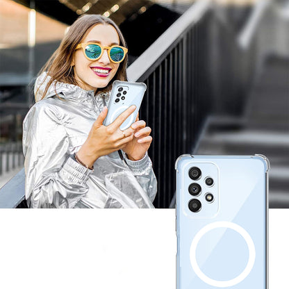 MagSafe-deksel for Google Pixel 9a, Techsuit, støtsikker, gjennomsiktig