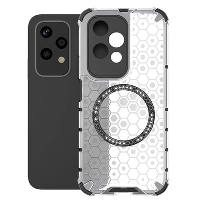 MagSafe-deksel for Honor 200 Lite, Techsuit, HoneyComb Shield, hvit