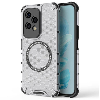 MagSafe-deksel for Honor 200 Lite, Techsuit, HoneyComb Shield, hvit