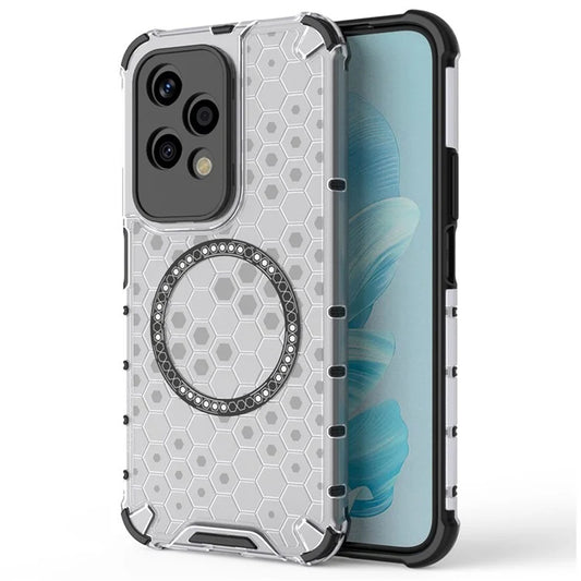 MagSafe-deksel for Honor 200 Lite, Techsuit, HoneyComb Shield, hvit