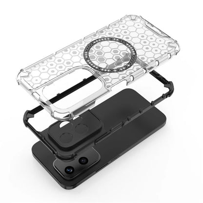 MagSafe-deksel for Honor 200 Lite, Techsuit, HoneyComb Shield, hvit