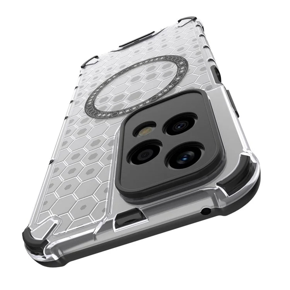 MagSafe-deksel for Honor 200 Lite, Techsuit, HoneyComb Shield, Svart