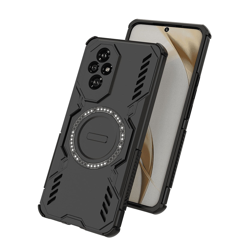 MagSafe-deksel for Honor 200, Techsuit, ArmorMag, svart