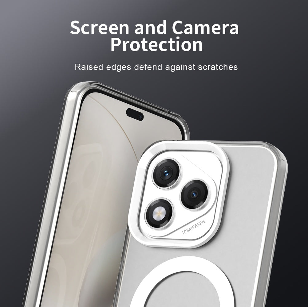 MagSafe-deksel for Honor 400 Lite, Techsuit, CandyCase, hvit