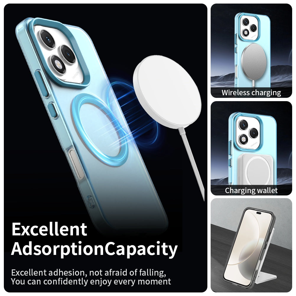 MagSafe-deksel for Honor 400 Lite, Techsuit, CandyCase, Blå
