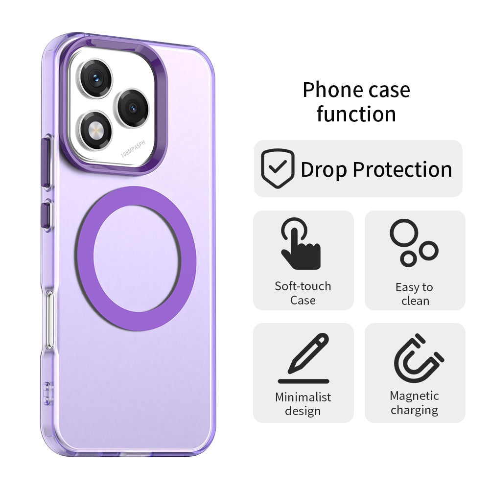 MagSafe-deksel for Honor 400 Lite, Techsuit, CandyCase, Lilla