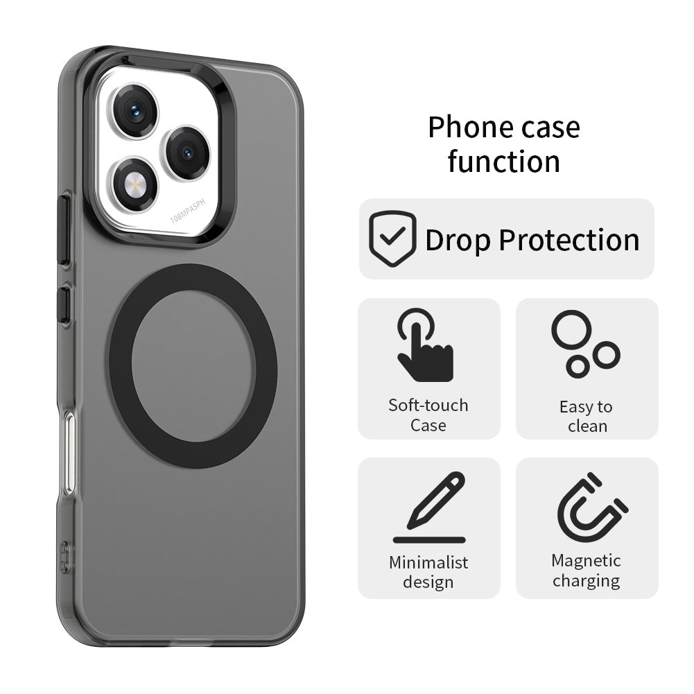 MagSafe-deksel for Honor 400 Lite, Techsuit, CandyCase, Svart