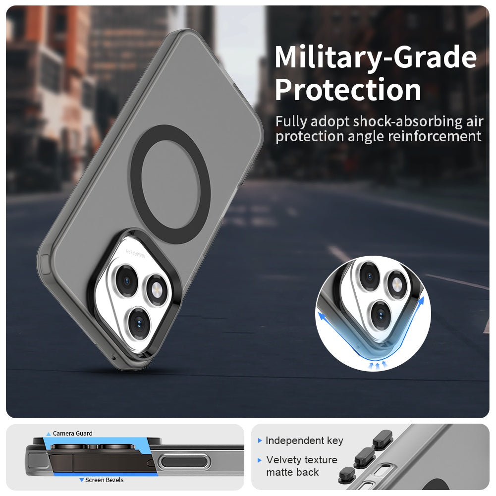 MagSafe-deksel for Honor 400 Lite, Techsuit, CandyCase, Svart