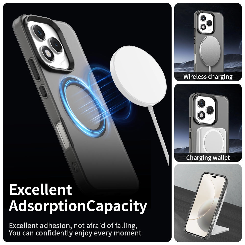 MagSafe-deksel for Honor 400 Lite, Techsuit, CandyCase, Svart