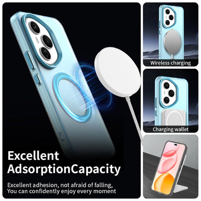 MagSafe-deksel for Honor 400 Pro, Techsuit, CandyCase, Blå
