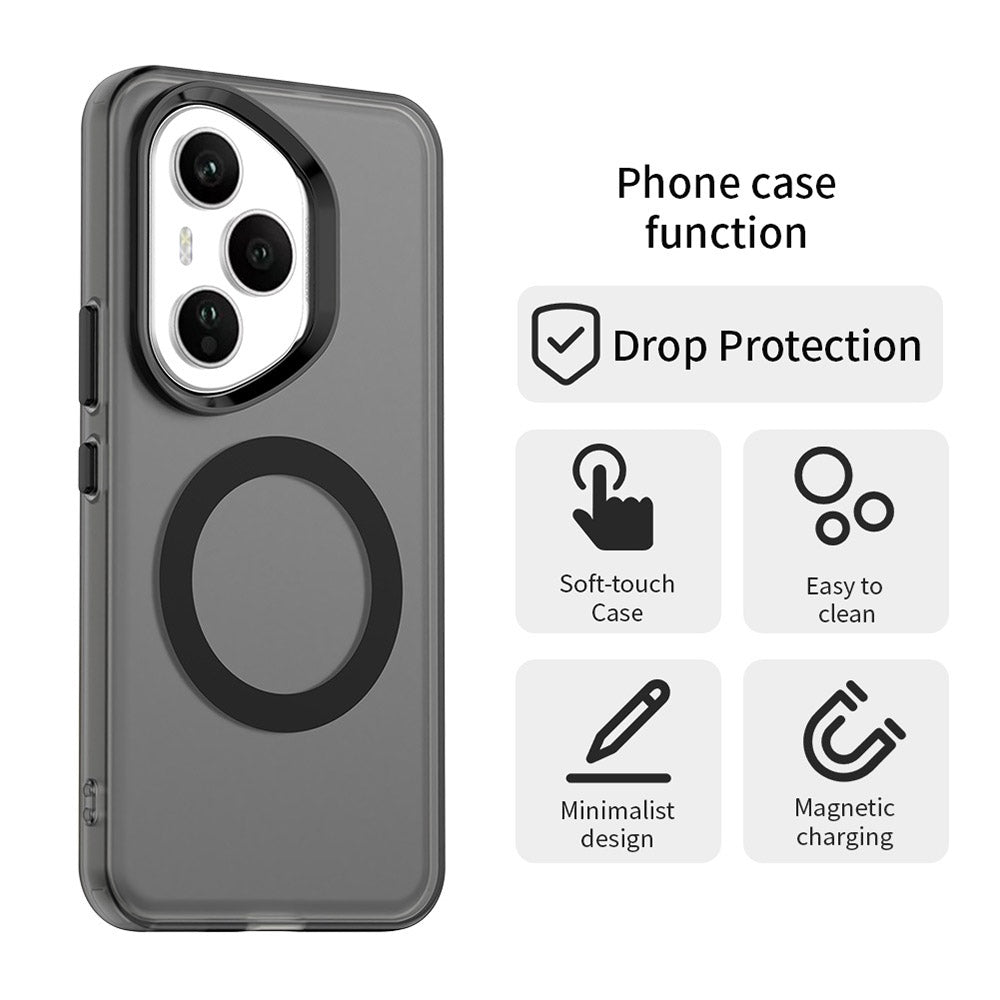 MagSafe-deksel for Honor 400 Pro, Techsuit, CandyCase, Svart