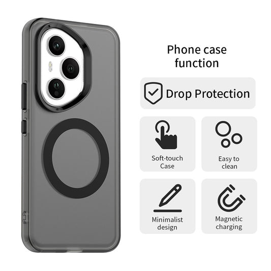 MagSafe-deksel for Honor 400 Pro, Techsuit, CandyCase, Svart