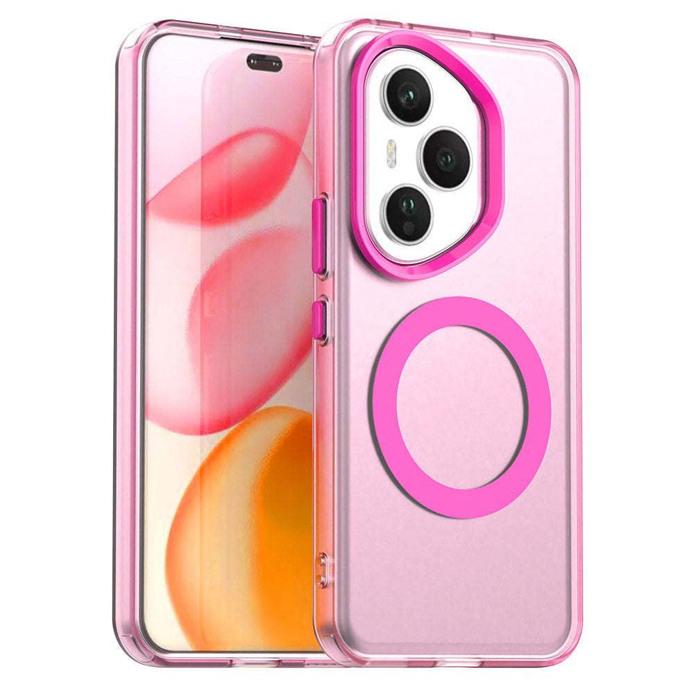 MagSafe-deksel for Honor 400 Pro, Techsuit, CandyCase, Rosa