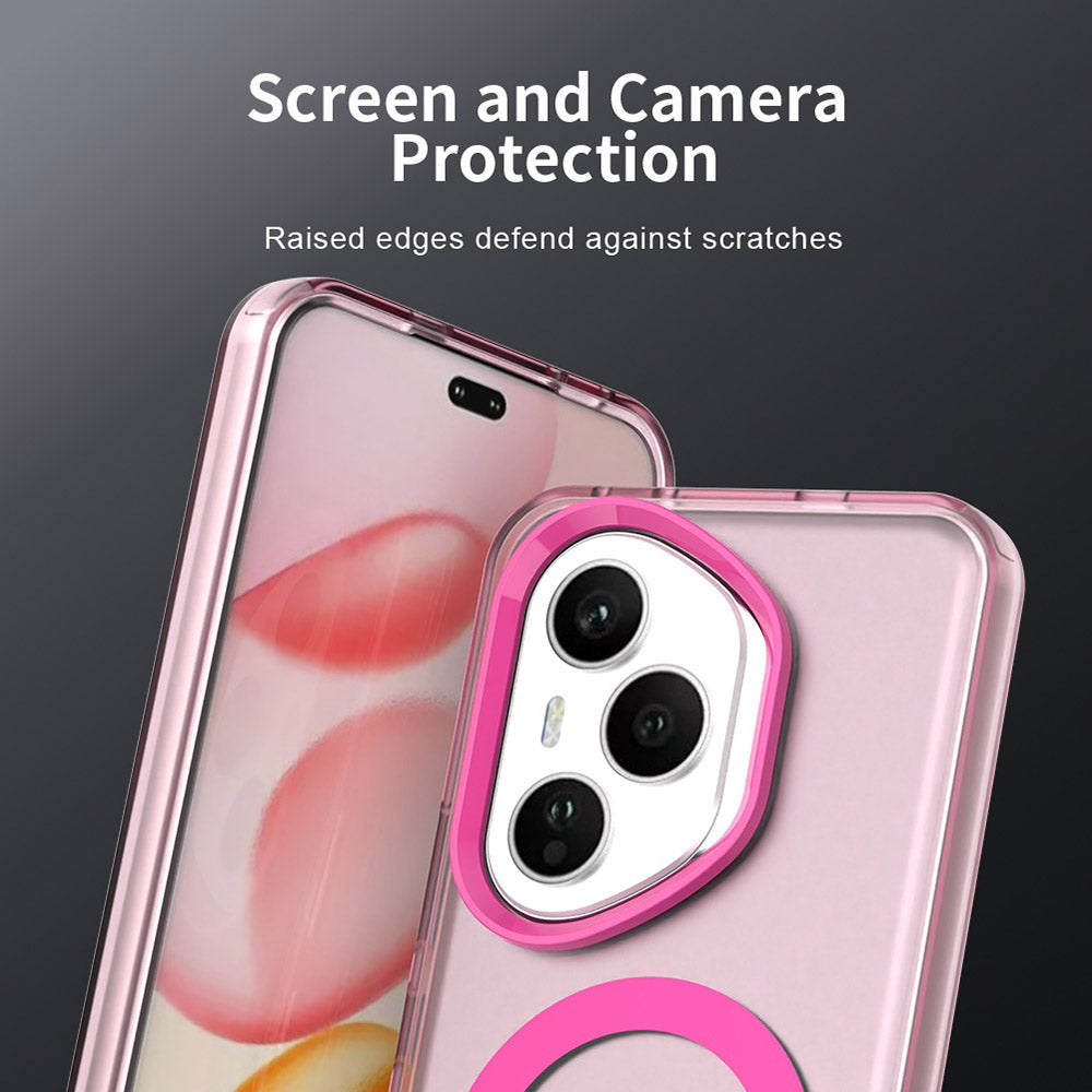 MagSafe-deksel for Honor 400 Pro, Techsuit, CandyCase, Rosa