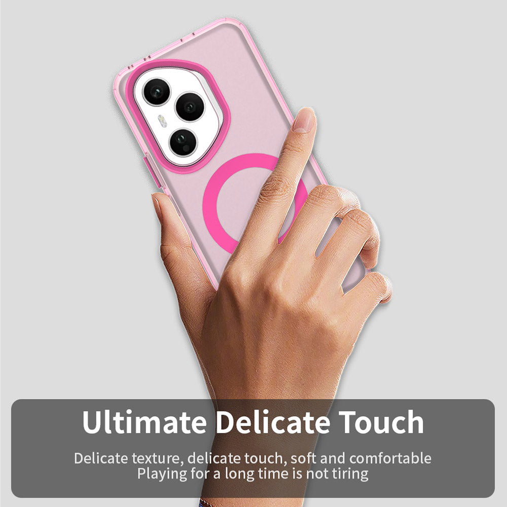 MagSafe-deksel for Honor 400 Pro, Techsuit, CandyCase, Rosa
