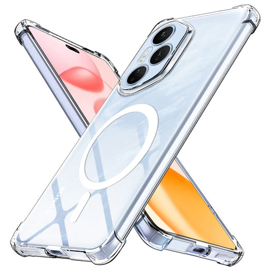 MagSafe-deksel for Honor 400 Pro, Techsuit, støtsikker, gjennomsiktig