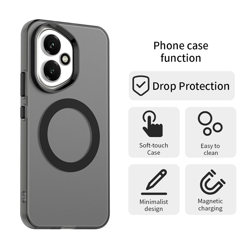 MagSafe-deksel for Honor 400, Techsuit, CandyCase, Svart