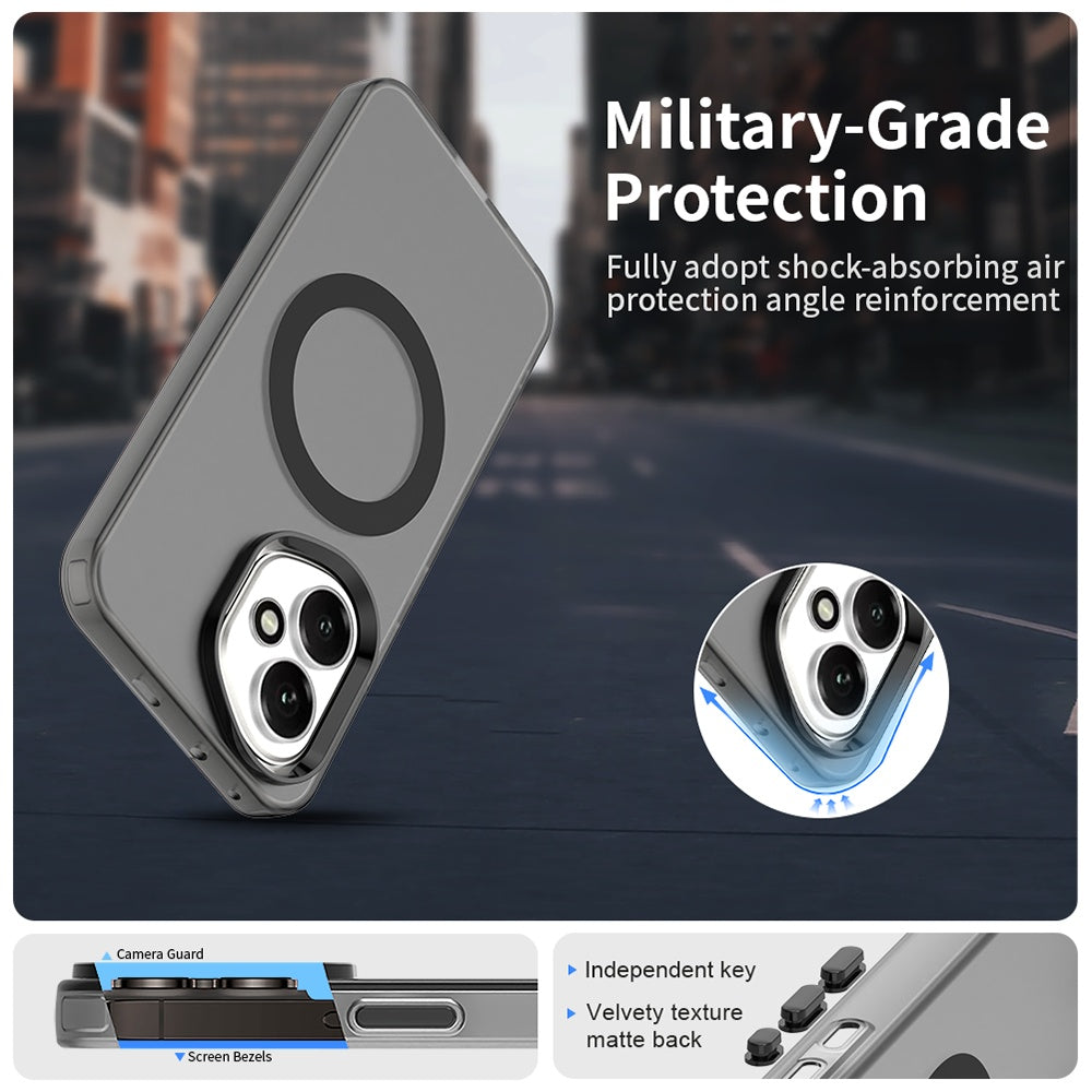 MagSafe-deksel for Honor 400, Techsuit, CandyCase, Svart