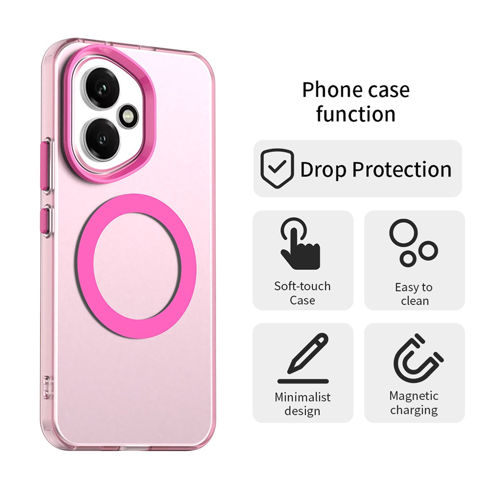 MagSafe-deksel for Honor 400, Techsuit, CandyCase, Rosa