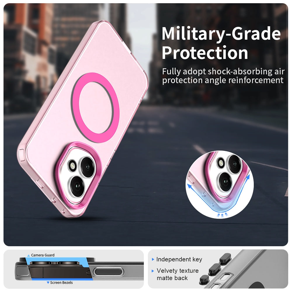 MagSafe-deksel for Honor 400, Techsuit, CandyCase, Rosa