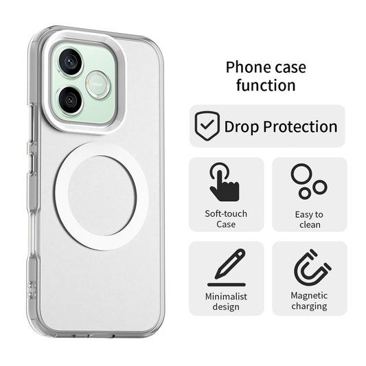 MagSafe-deksel for Honor 600 Lite, Techsuit, CandyCase, hvit