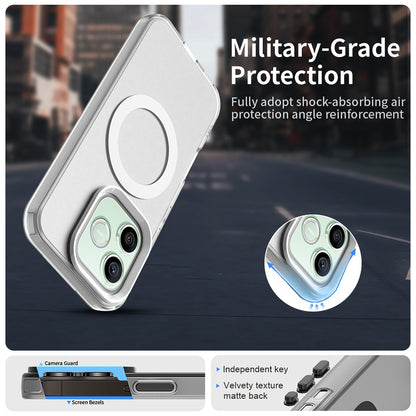 MagSafe-deksel for Honor 600 Lite, Techsuit, CandyCase, hvit