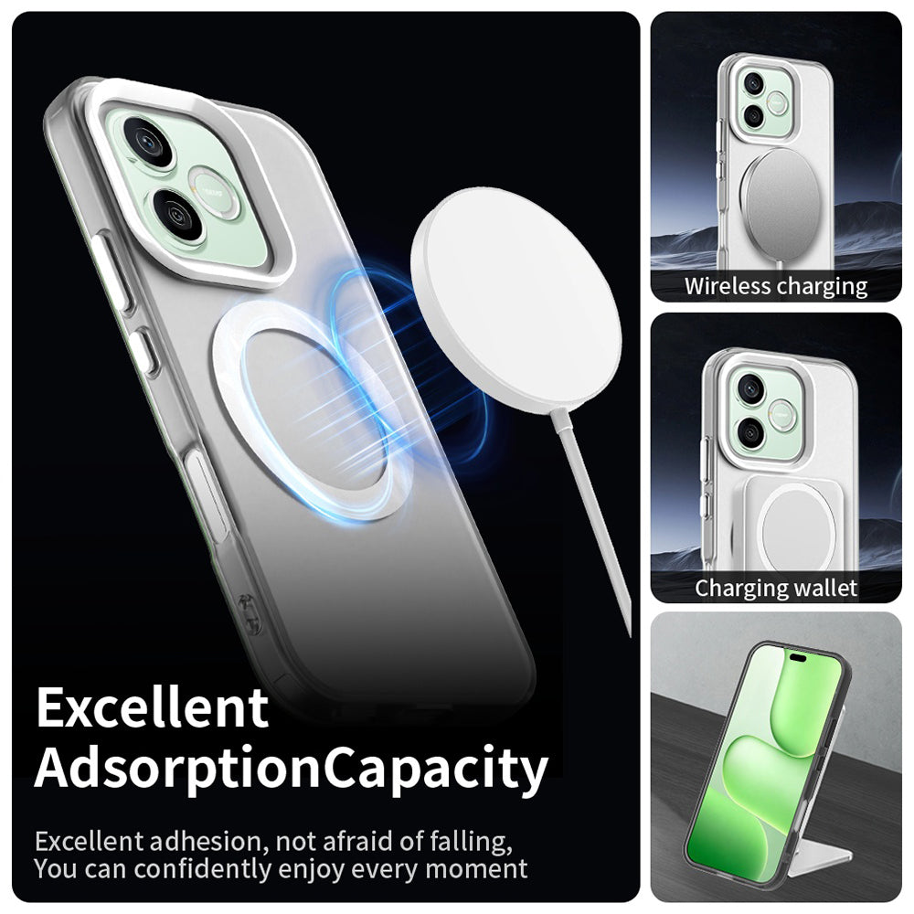 MagSafe-deksel for Honor 600 Lite, Techsuit, CandyCase, hvit