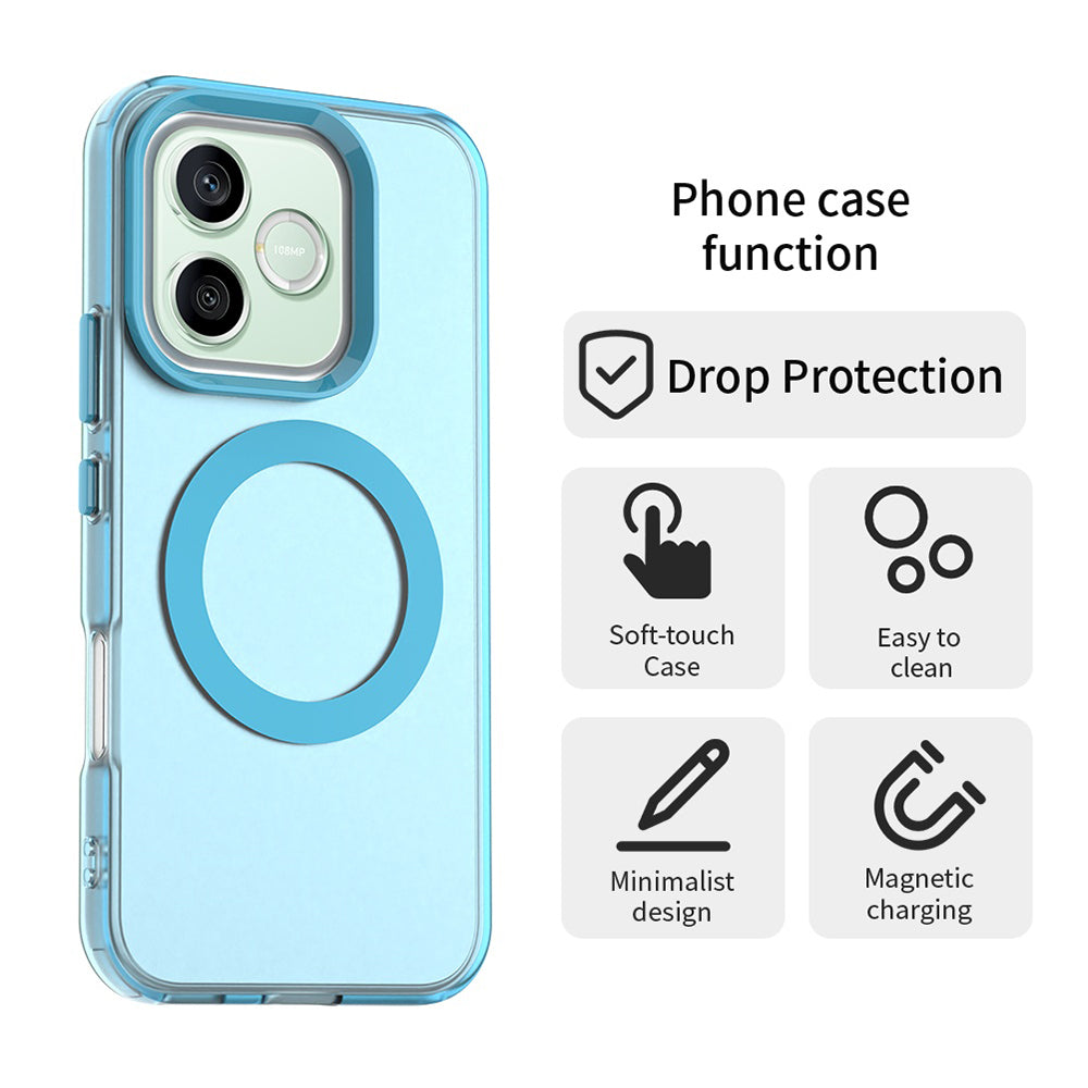 MagSafe-deksel for Honor 600 Lite, Techsuit, CandyCase, Blå
