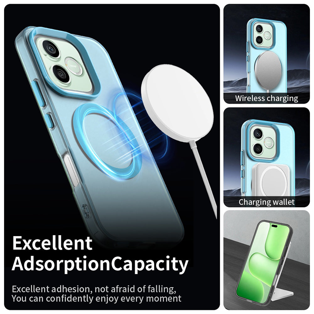 MagSafe-deksel for Honor 600 Lite, Techsuit, CandyCase, Blå