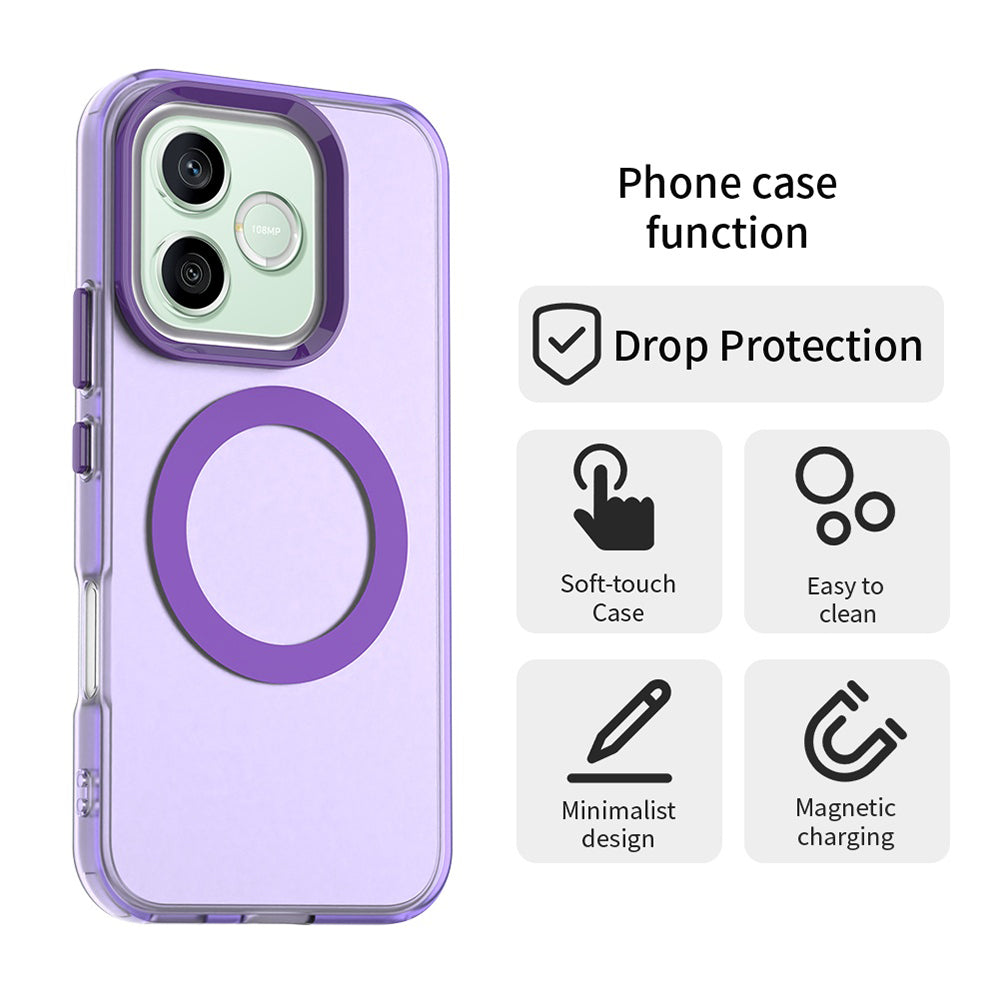 MagSafe-deksel for Honor 600 Lite, Techsuit, CandyCase, Lilla
