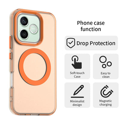 MagSafe-deksel for Honor 600 Lite, Techsuit, CandyCase, Oransje