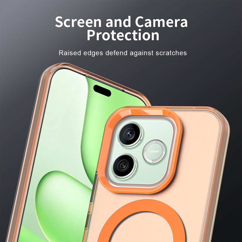 MagSafe-deksel for Honor 600 Lite, Techsuit, CandyCase, Oransje