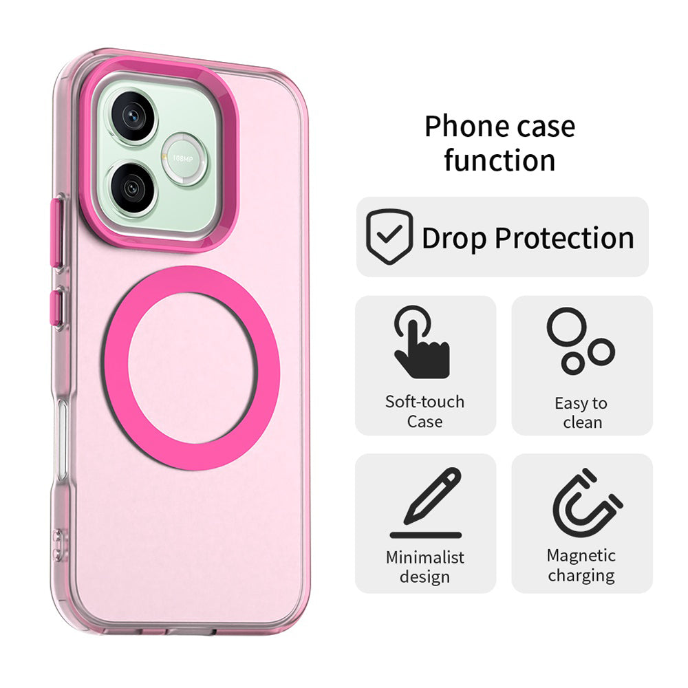MagSafe-deksel for Honor 600 Lite, Techsuit, CandyCase, Rosa