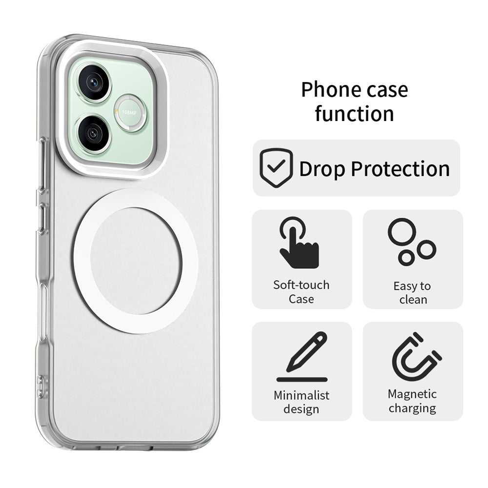 MagSafe-deksel for Honor 600 Pro / 600, Techsuit, CandyCase, hvit