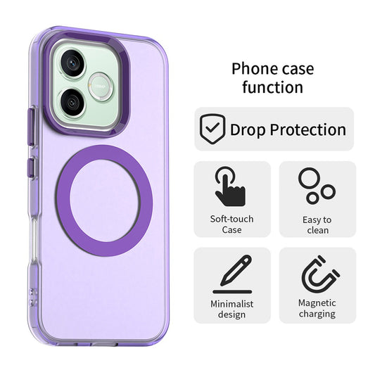 MagSafe-deksel for Honor 600 Pro / 600, Techsuit, CandyCase, Lilla