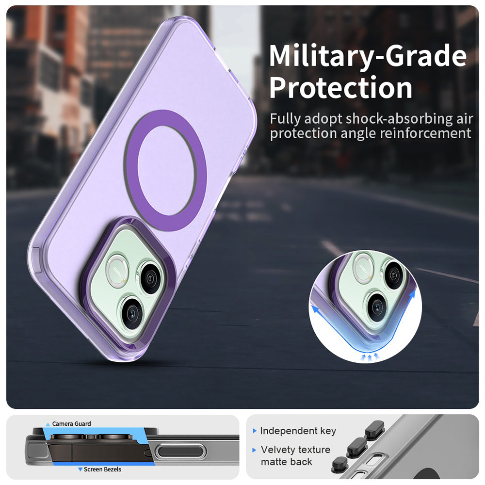 MagSafe-deksel for Honor 600 Pro / 600, Techsuit, CandyCase, Lilla