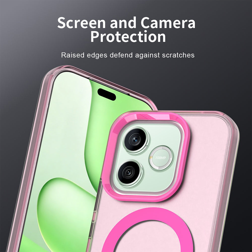 MagSafe-deksel for Honor 600 Pro / 600, Techsuit, CandyCase, Rosa