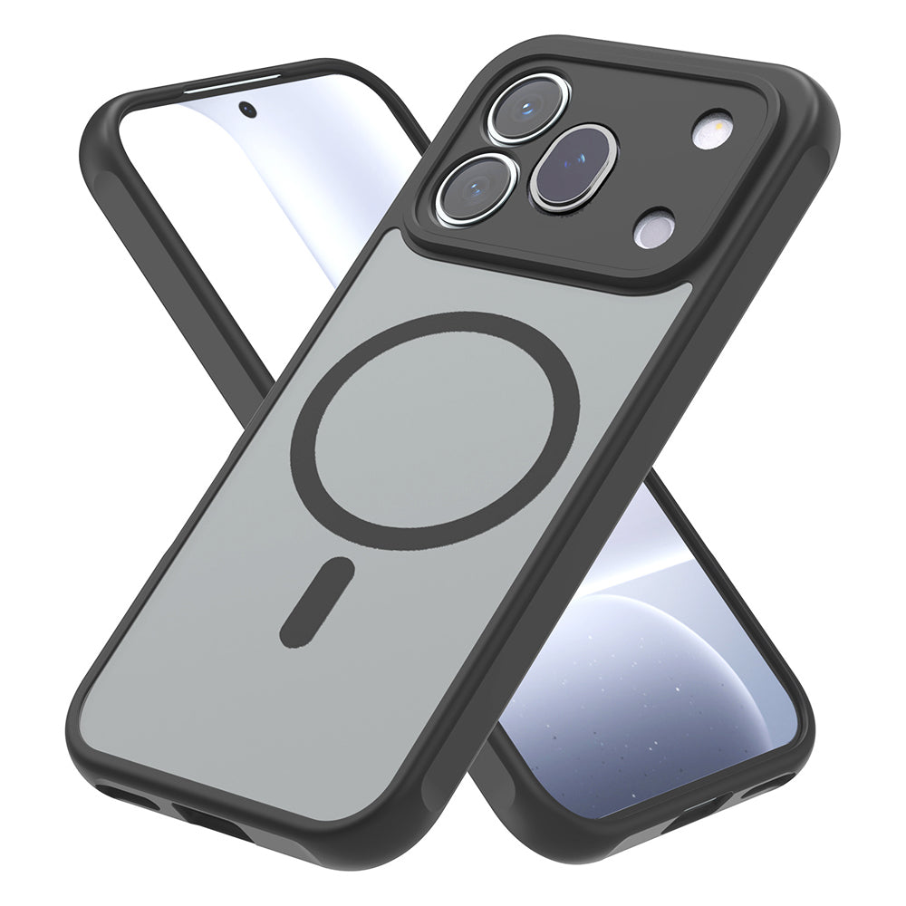 MagSafe-deksel for Honor 600 Pro, Techsuit, HaloFrost II, Svart