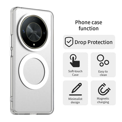 MagSafe-deksel for Honor Magic6 Lite, Techsuit, CandyCase, hvit