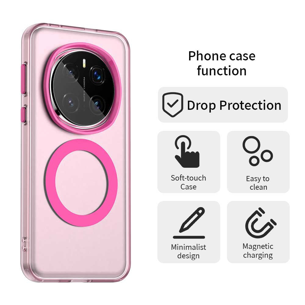 MagSafe-deksel for Honor Magic7 Pro, Techsuit, CandyCase, Rosa