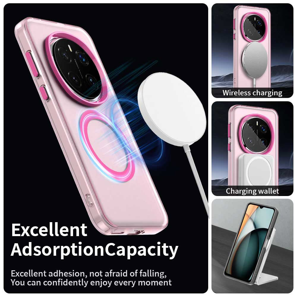 MagSafe-deksel for Honor Magic7 Pro, Techsuit, CandyCase, Rosa