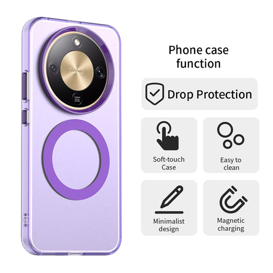 MagSafe-deksel for Honor Magic8 Lite, Techsuit, CandyCase, Lilla