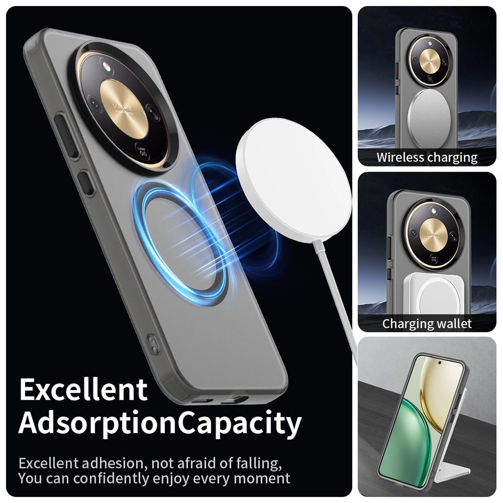 MagSafe-deksel for Honor Magic8 Lite, Techsuit, CandyCase, Svart