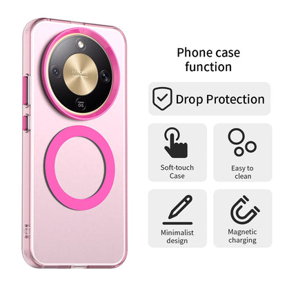 MagSafe-deksel for Honor Magic8 Lite, Techsuit, CandyCase, Rosa