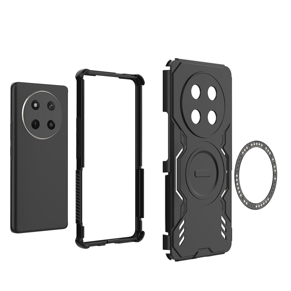 MagSafe-deksel for Honor X9c / Magic7 Lite, Techsuit, ArmorMag, Blå