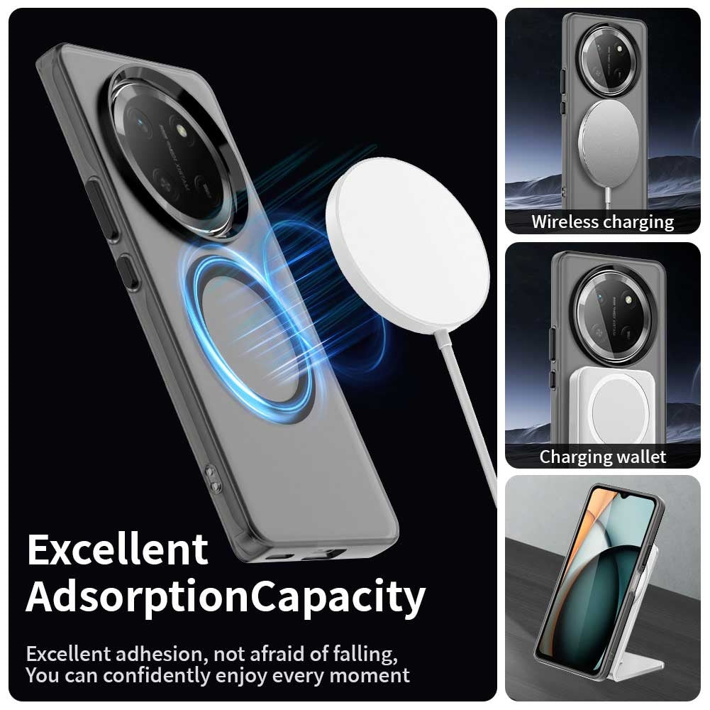 MagSafe-deksel for Honor X9c / Magic7 Lite, Techsuit, CandyCase, Svart