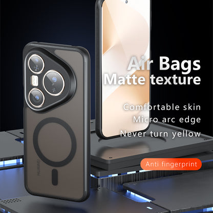MagSafe-deksel for Huawei Pura 80 Pro / Pura 80 Ultra, Techsuit, PureFrost, Satinert svart