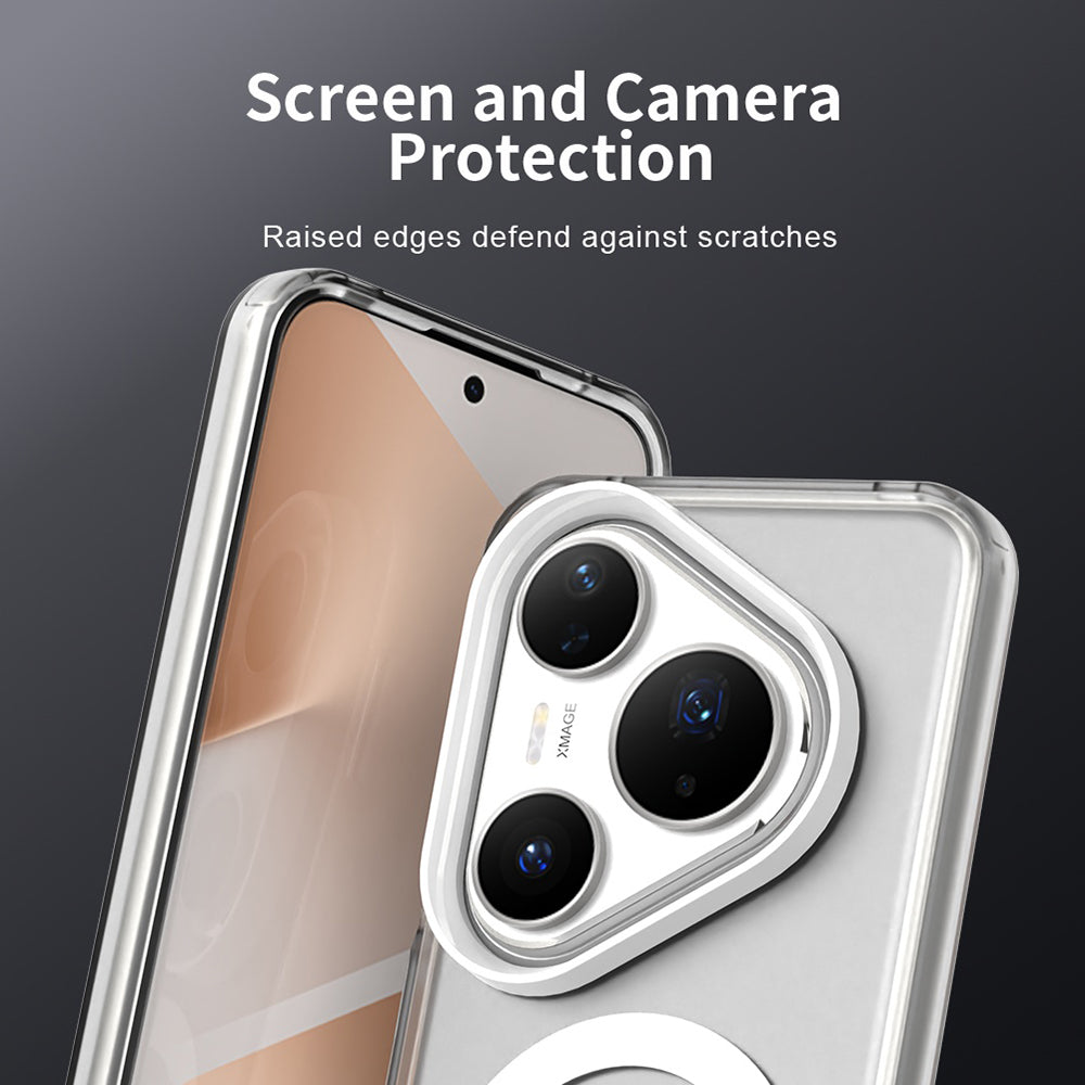MagSafe-deksel for Huawei Pura 80 Pro, Techsuit, CandyCase, hvit
