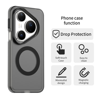 MagSafe-deksel for Huawei Pura 80 Pro, Techsuit, CandyCase, Svart